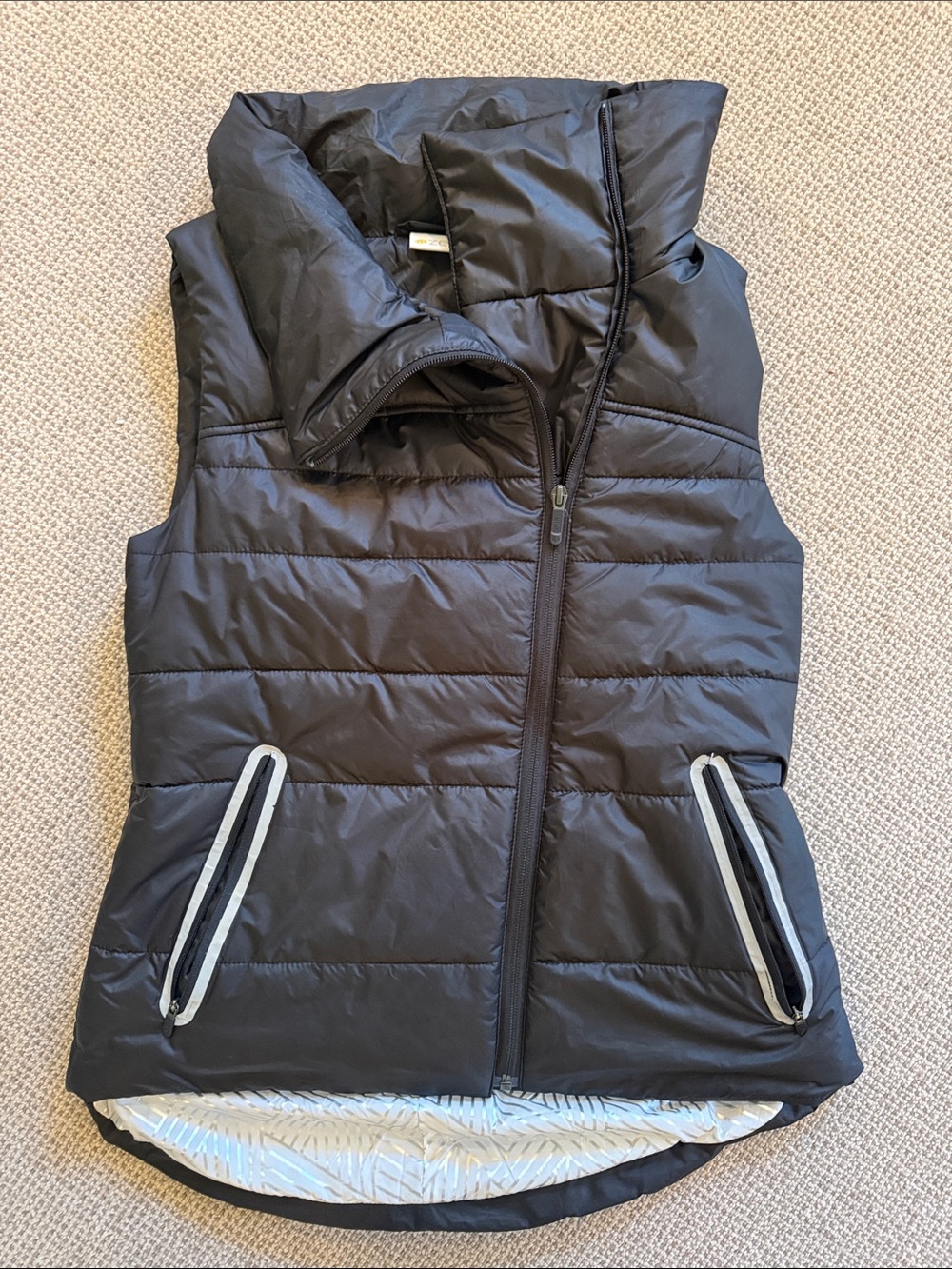 Zella primaloft down puffer vest - size M